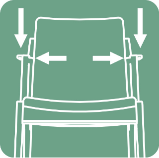 Static Horizontal/Vertical Force Test on the Armrest