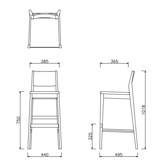 NOCUTA COUNTER CHAIR