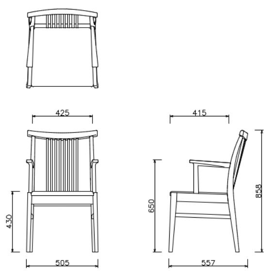 YUZUHA ARM CHAIR