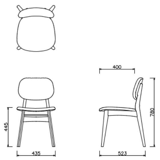 ROKARO CHAIR FULL - CUSHION