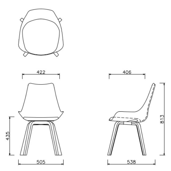 LUXTIER CHAIR WOOD ll