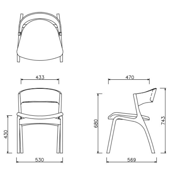 ELBULE CHAIR FULL CUSHION