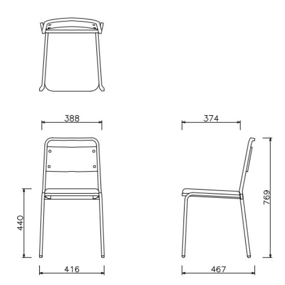 LAFITE CHAIR CUSHION