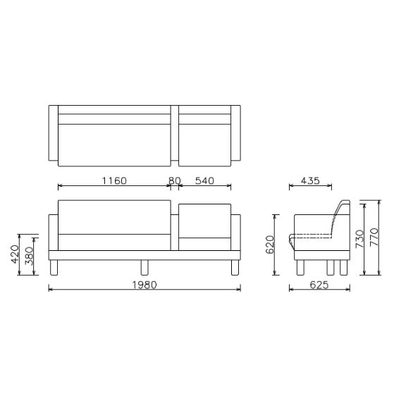 LOGITTO SOFA 3.0P