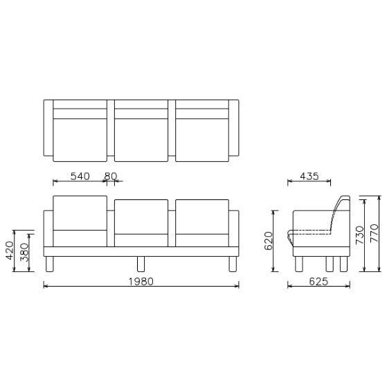 LOGITTO SOFA 3.0P