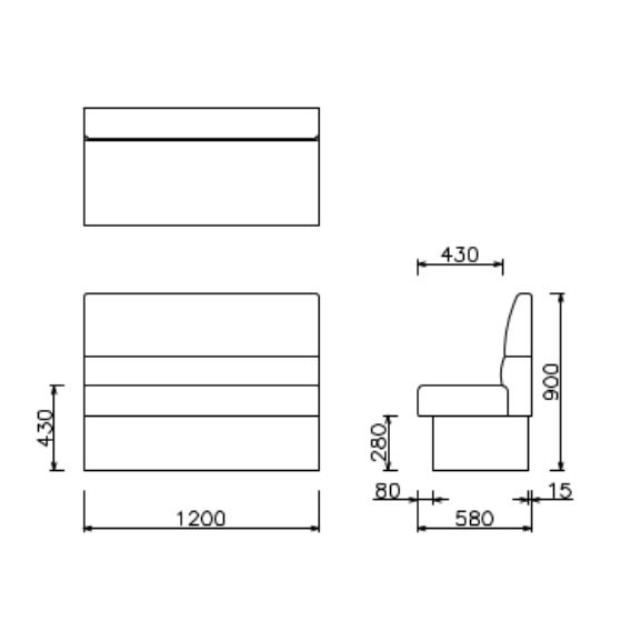 LETRE SYSTEM SOFA ST