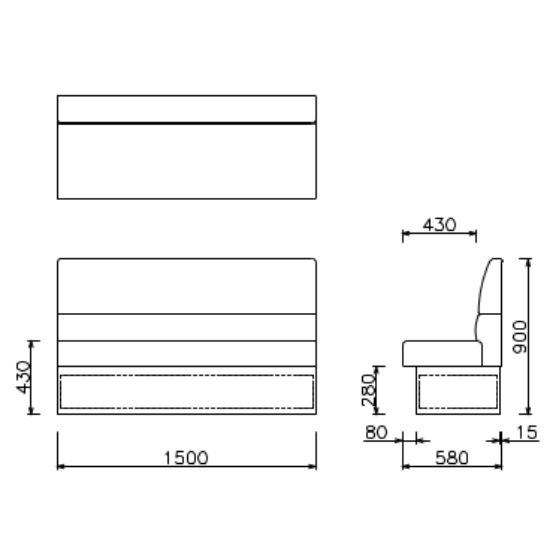 LETRE SYSTEM SOFA ST