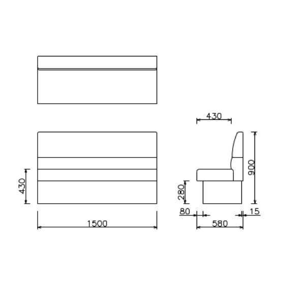 LETRE SYSTEM SOFA ST