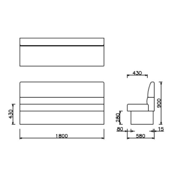 LETRE SYSTEM SOFA ST