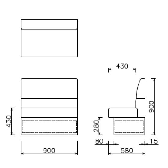 LETRE SYSTEM SOFA ST