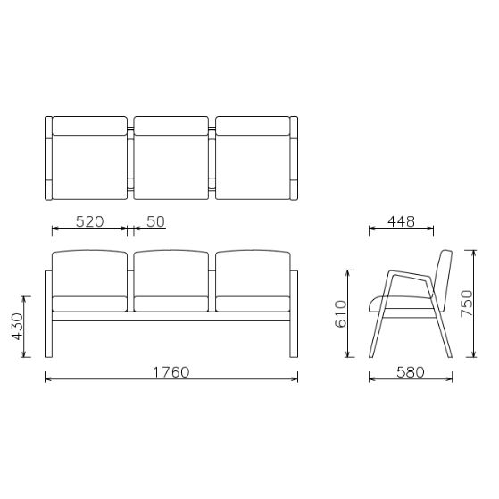 CROLNU SOFA 3.0 A-ARM