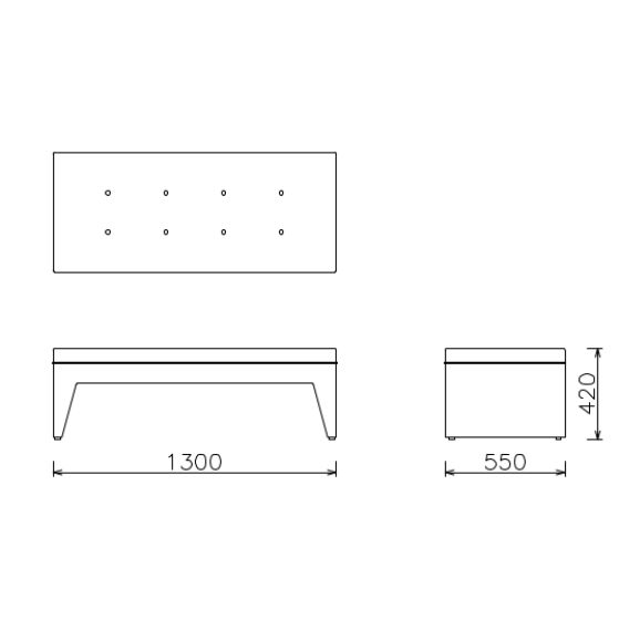FOSETTA BENCH BUTTON M