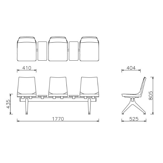 SASUNA　BENCH 3.0P TABLE