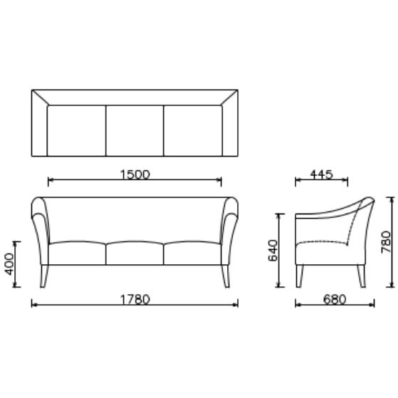 RUFROTTA SOFA 3.0P