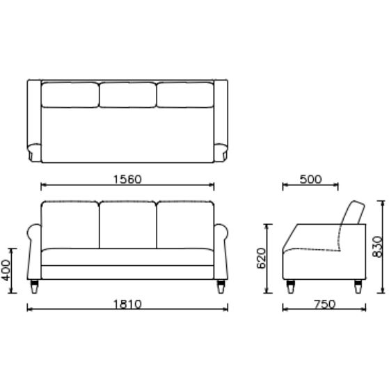 ABARONT SOFA 3.0P