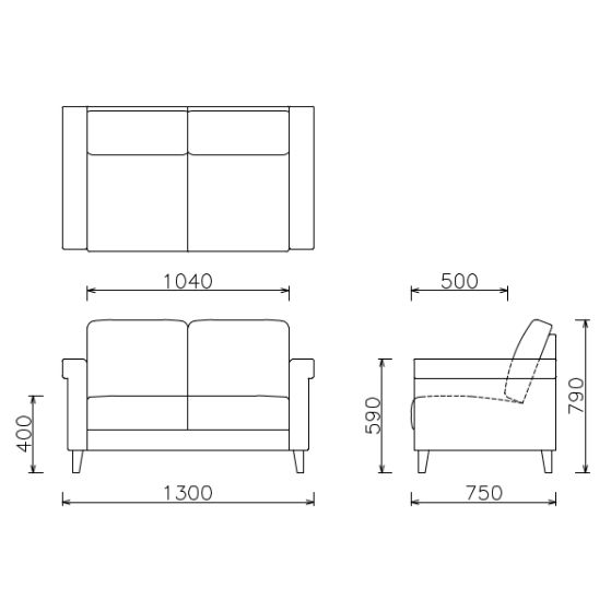GILLOCK SOFA 2.0P