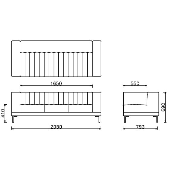 MONOLITH SOFA3.0P