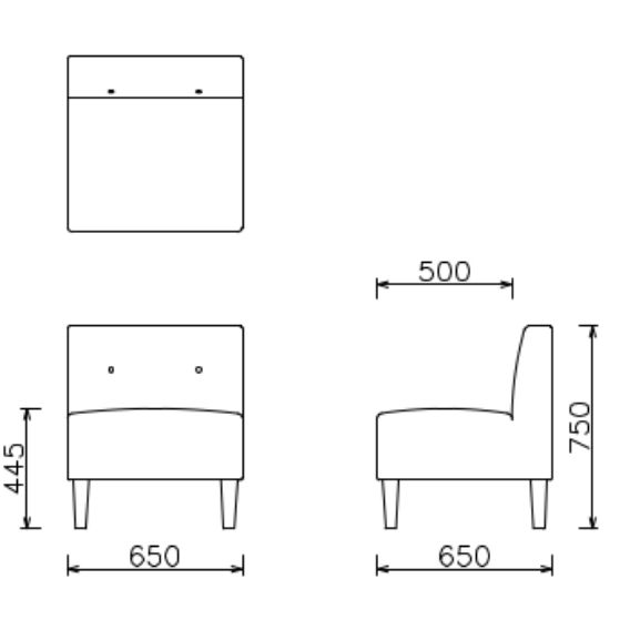 ELSON SOFA BUTTON1.0P