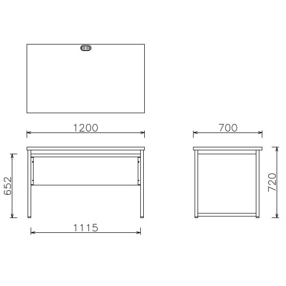RUBORO DESK 12070H72